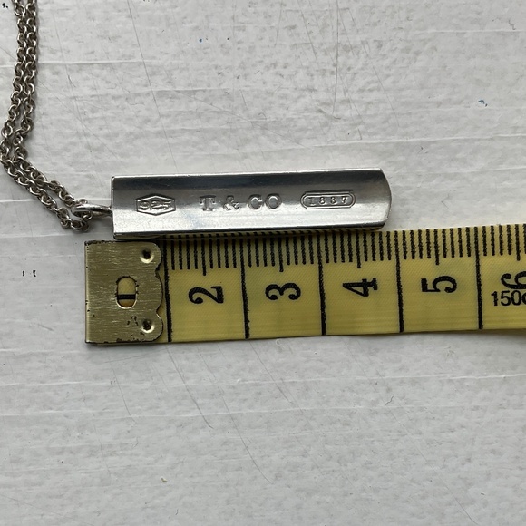 Authentic Tiffany bar necklace - Picture 8 of 9